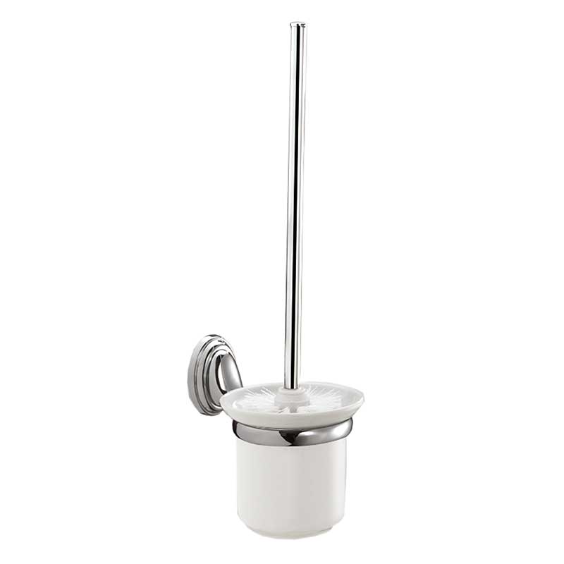 Commercial Silver Toilet Brush Holder for Bathroom