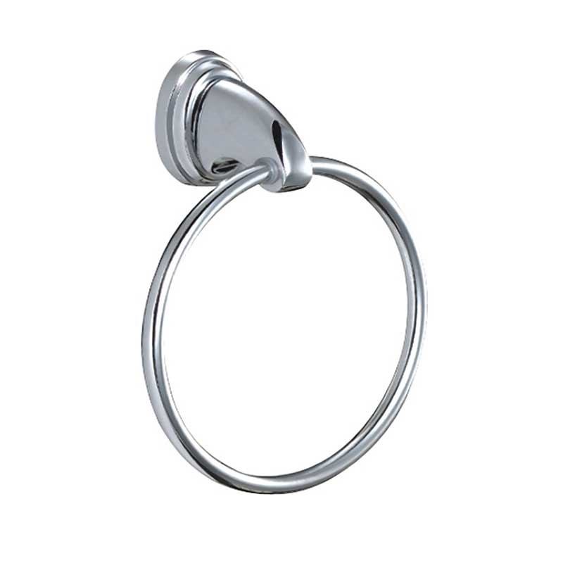 Commercial Chrome Finish Towel Ring for Bathroom