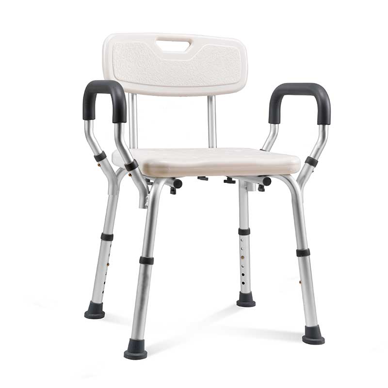 Shower Chair with Back Rest In Public Washroom & Bathroom For Sale