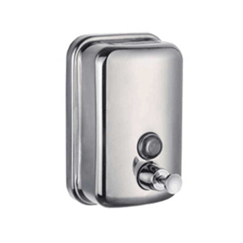 Vertical Wall Mount Liquid Soap Dispenser 0.8L In Public Washroom