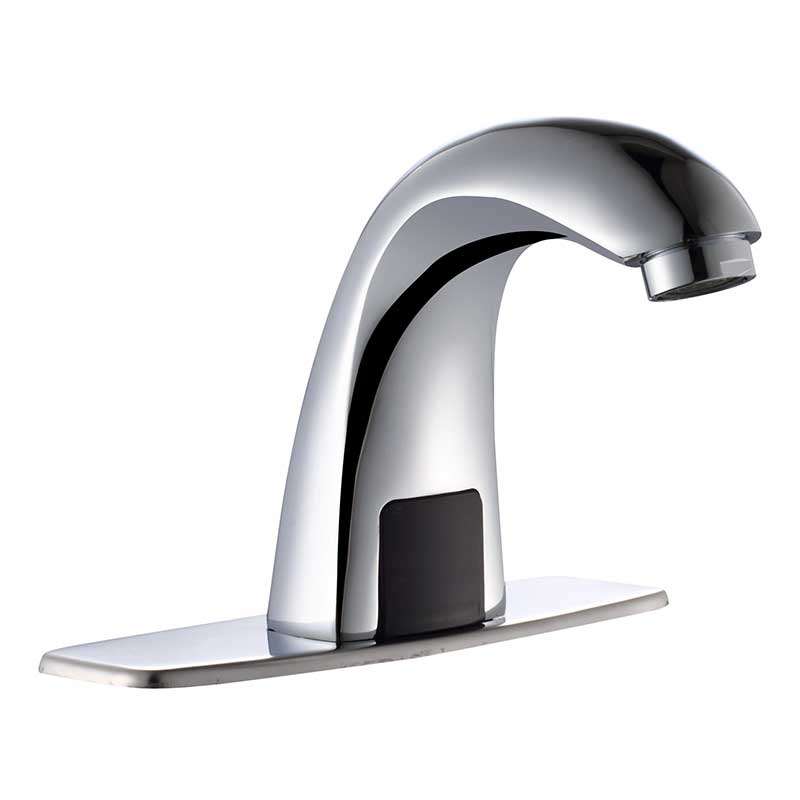 chrome water tap