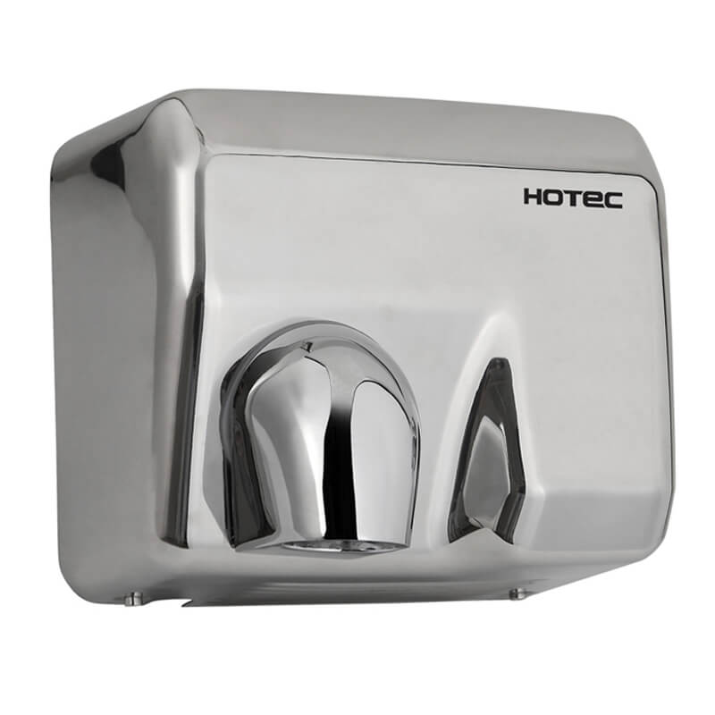 Hiflow Sensor Plus Bathroom Silver Bright Hand Dryer