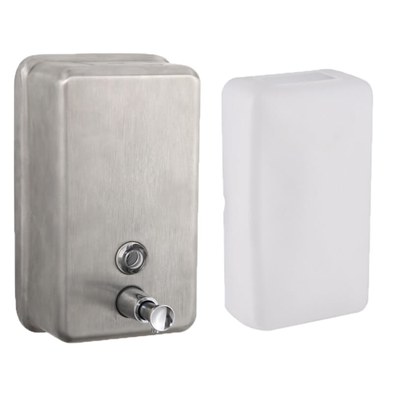 Vertical Square Liquid Soap Dispenser 1.1L