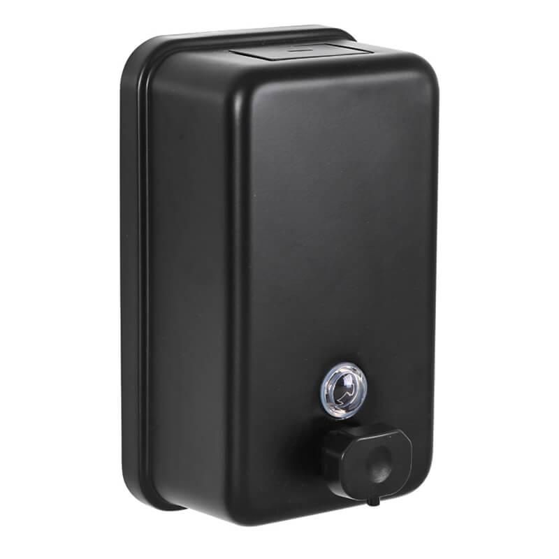 Matte Black Stainless Steel Liquid Soap Dispenser 1.2L