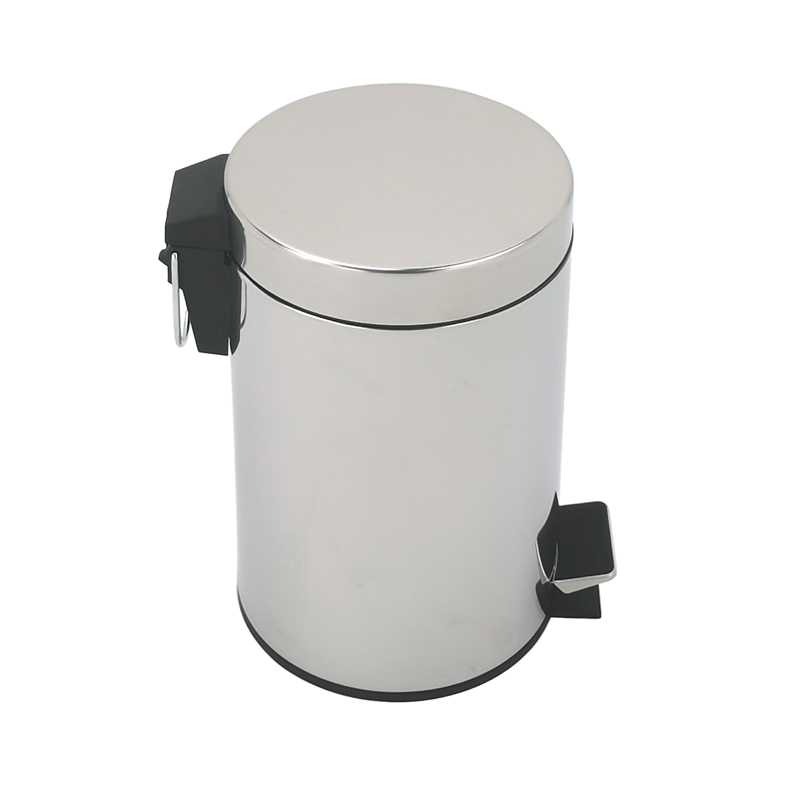 Stainless Steel Pedal Operated Circular Bin