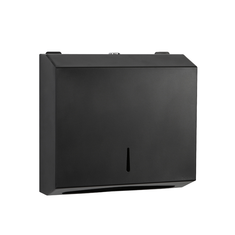 Wall Mounted Multifold Paper Towel Dispenser In Public Washroom