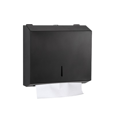 HOTEC Matte Black Paper Towel Dispenser Show