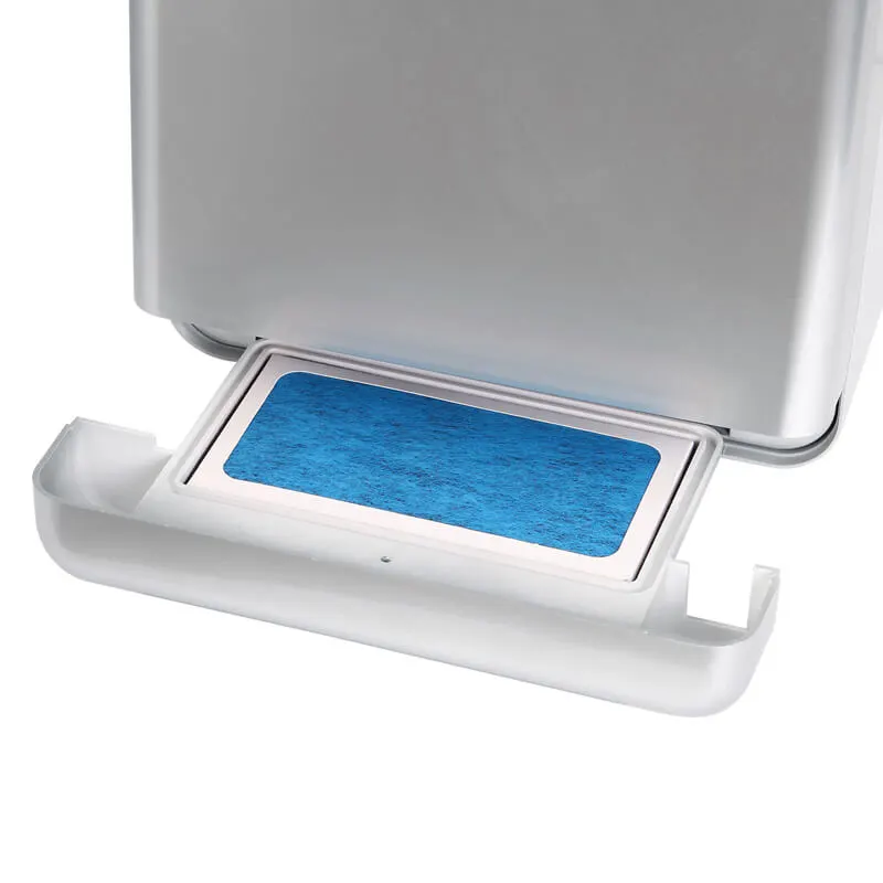 dual jet high speed round shaped hand dryer from hotec