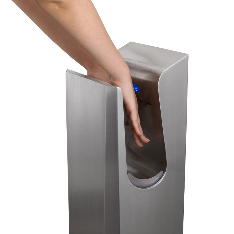 eco high efficiency ion stainless steel jet hand dryer hotec