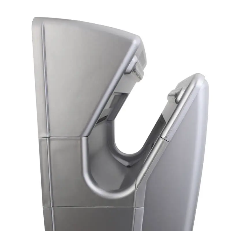 high efficiency silver grey jet air hand dryer by hotec