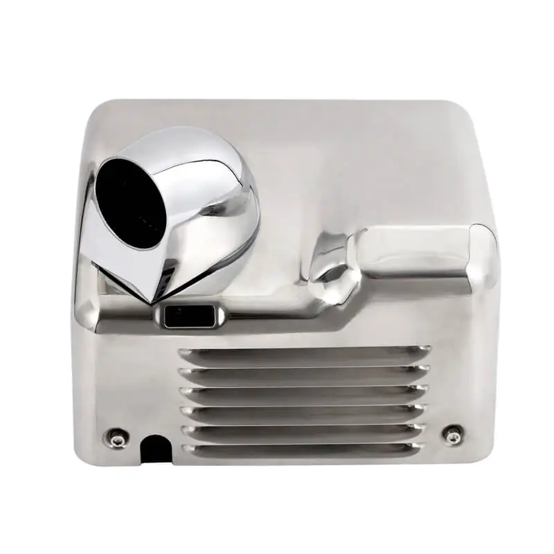 hiflow plus sensor stainless steel hand dryer by hotec
