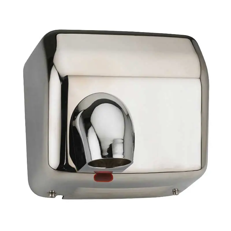 hiflow sensor stainless steel brushed hand dryer