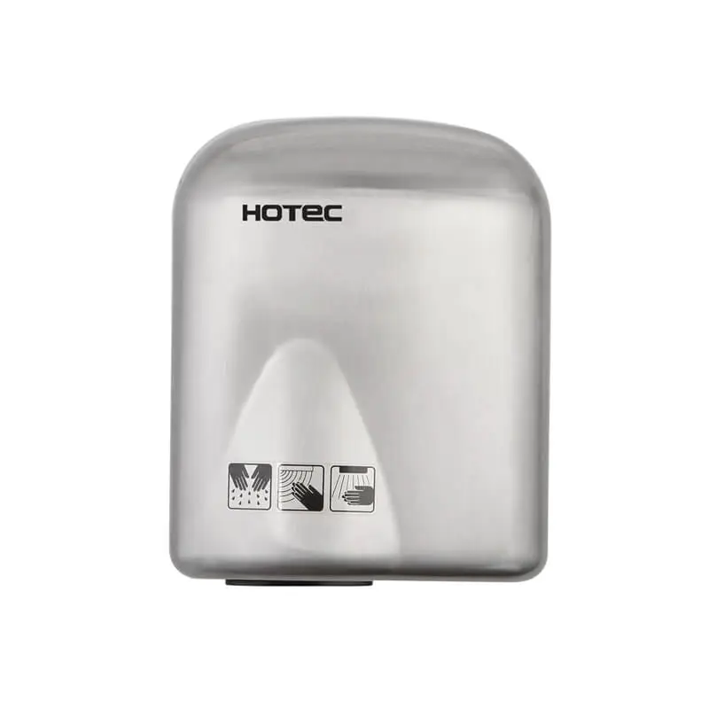 stainless steel wall mounted hand dryer high speed hotec