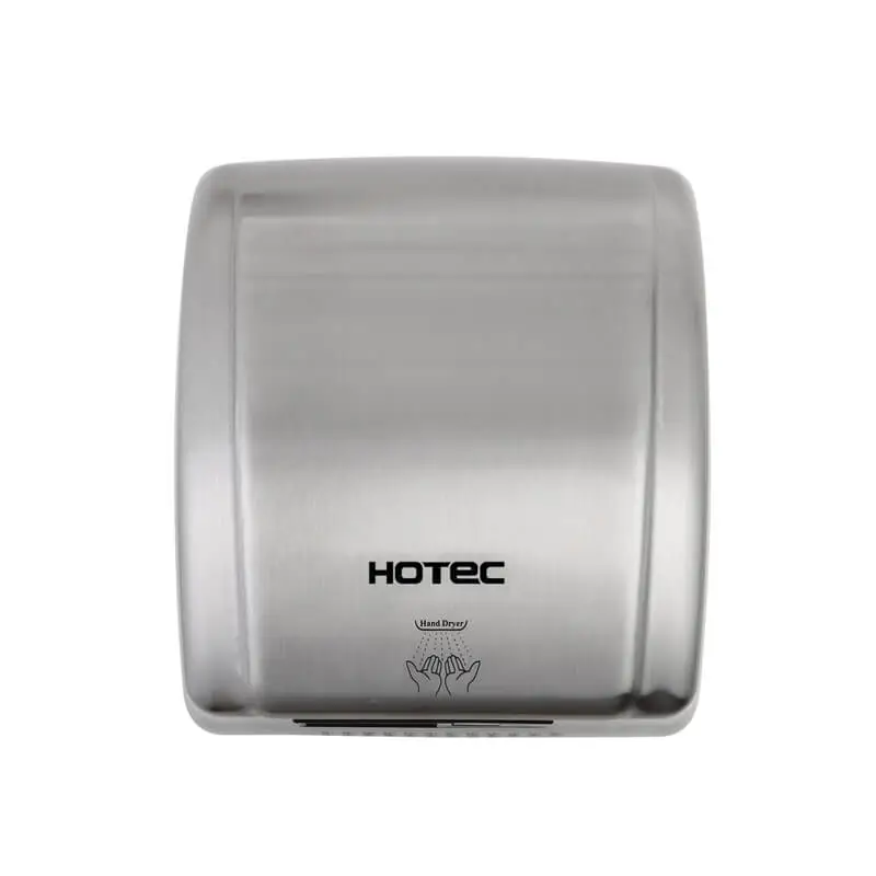 stainless steel wall mounted hand dryer high speed hotec