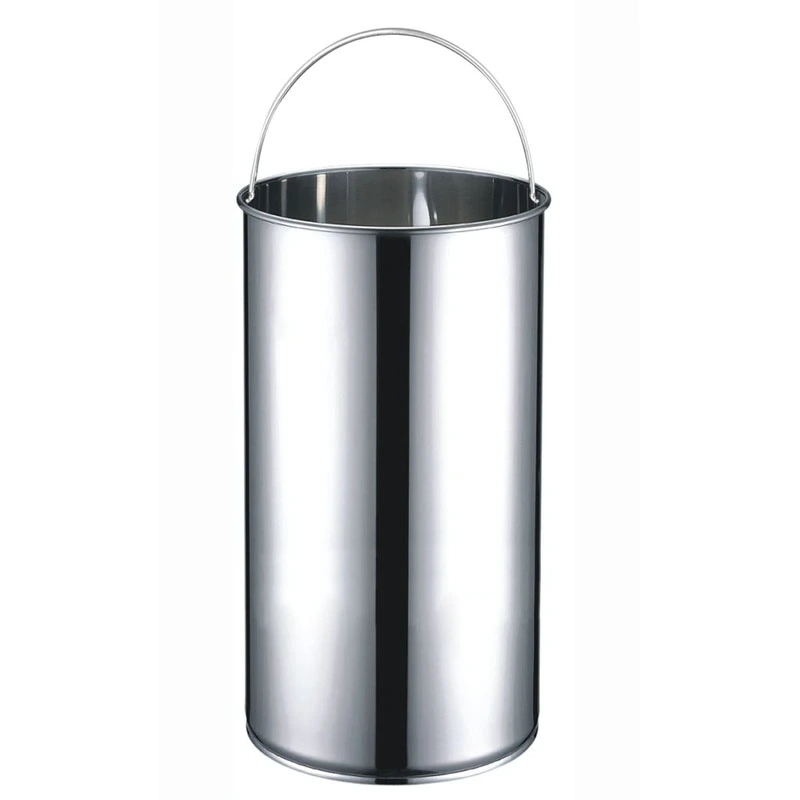 standing ashtray rubbish bin stainless steel by hotec