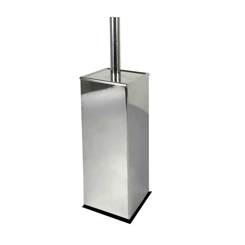 Square Stainless Steel Toilet Brush Holder