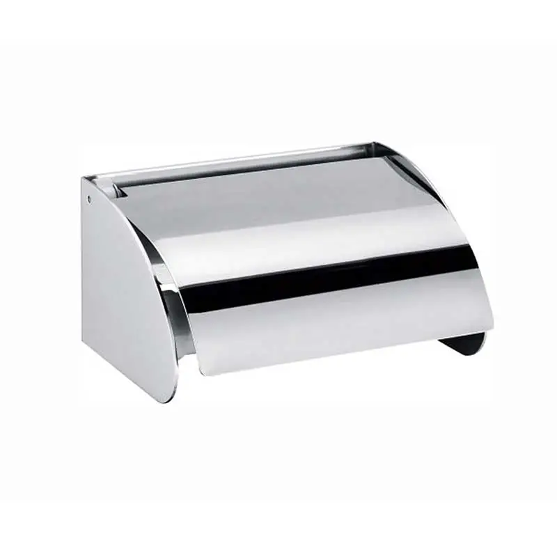 Stainless Steel Toilet Roll Holder with Cover