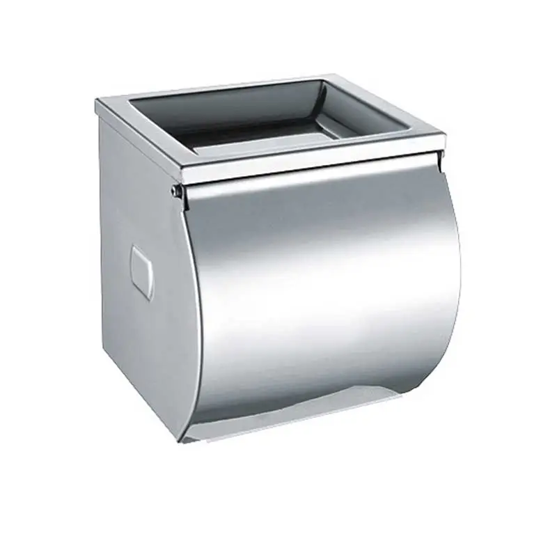 Toilet Roll Paper Holder and Cover with Storage