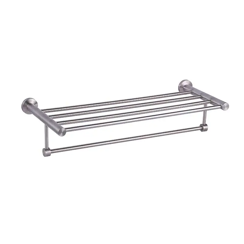 Stainless Steel Towel Shelf with One Rail