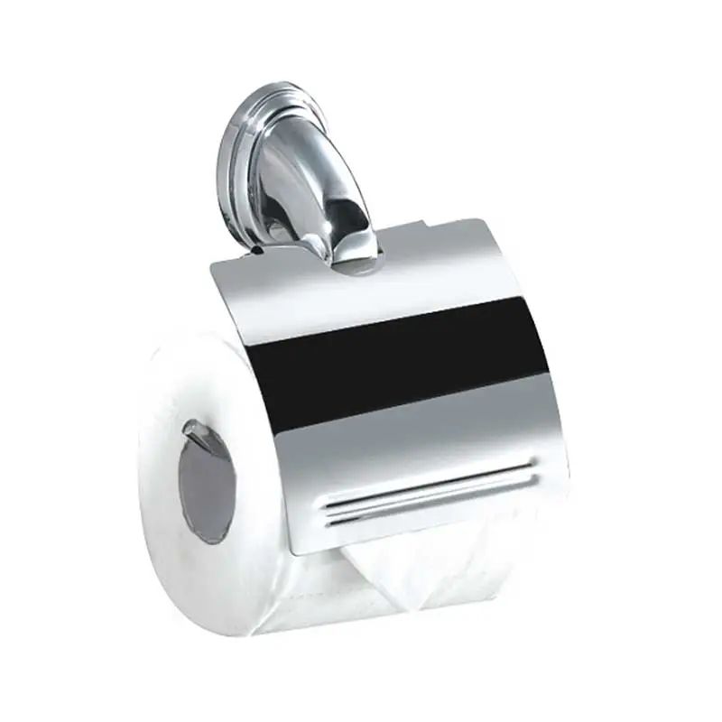 Commercial Chrome Finish Toilet Roll Holder for Bathroom