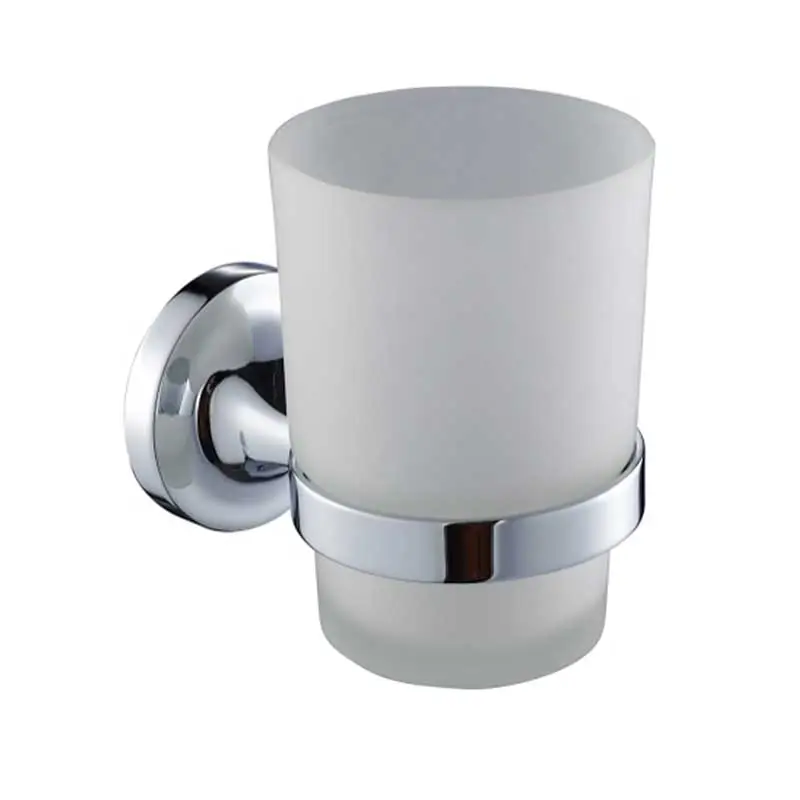 Zamac Chrome Modern Tumbler Holder