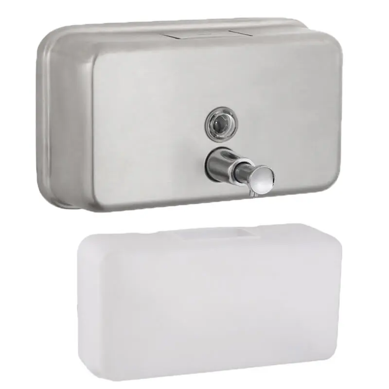 Horizontal Square Liquid Soap Dispenser 1.1L
