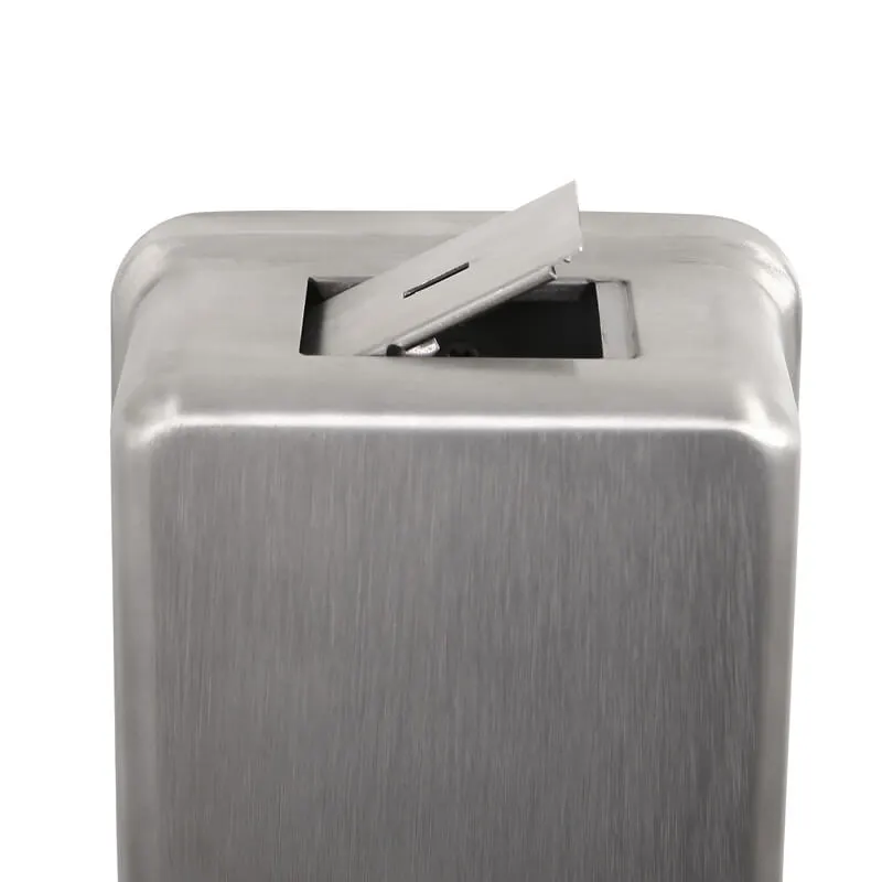 vertical square liquid soap dispenser 1l by hotec