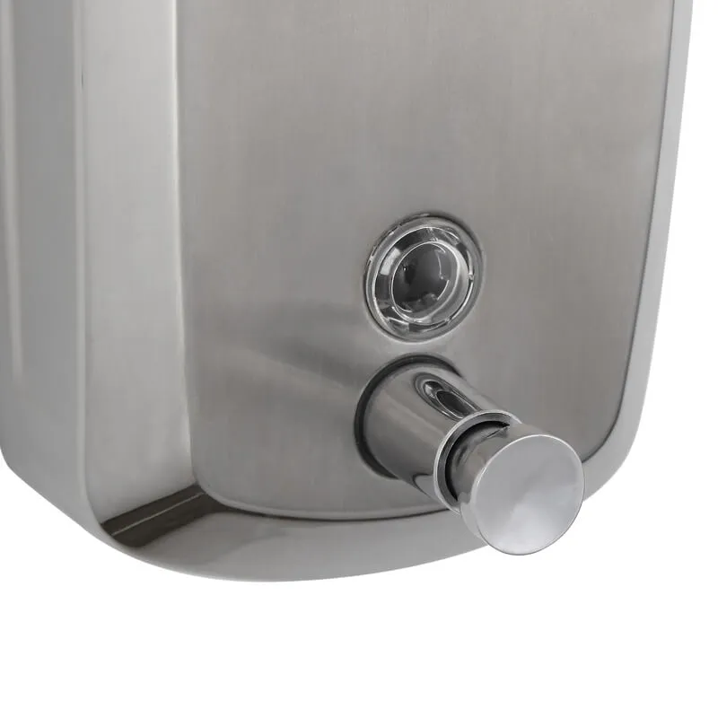 wall mounted push button liquid soap dispenser 05l by hotec