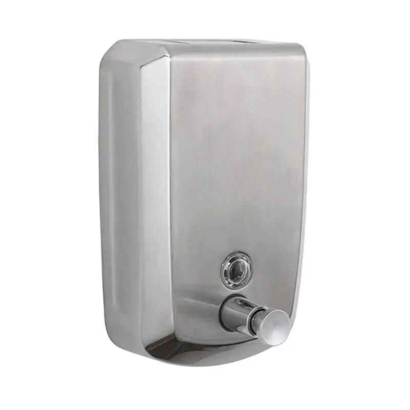 wall mounted push button liquid soap dispenser 05l from hotec