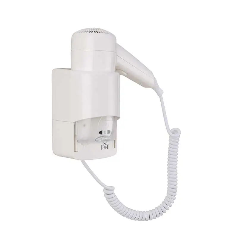 wall mounting white hair dryer hotec