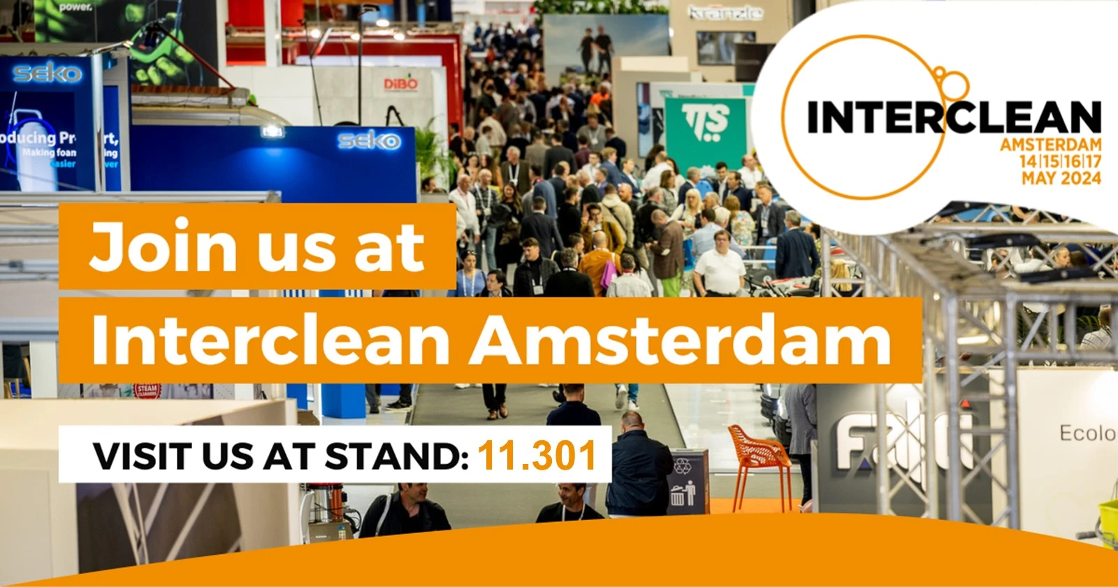 Invitation to Interclean Amsterdam 2024