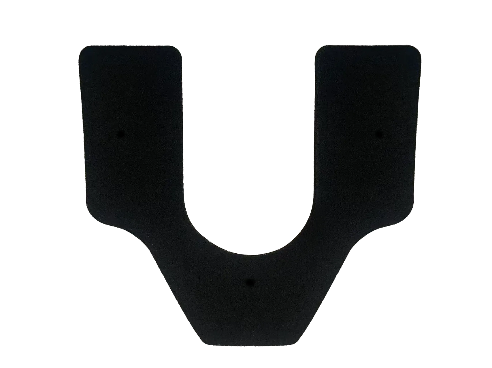 Urinal Mats Black Non-Slip Backing For Toilet