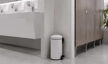 How Do Stainless Steel Pedal Bins Improve Hygiene in Commercial Restrooms?