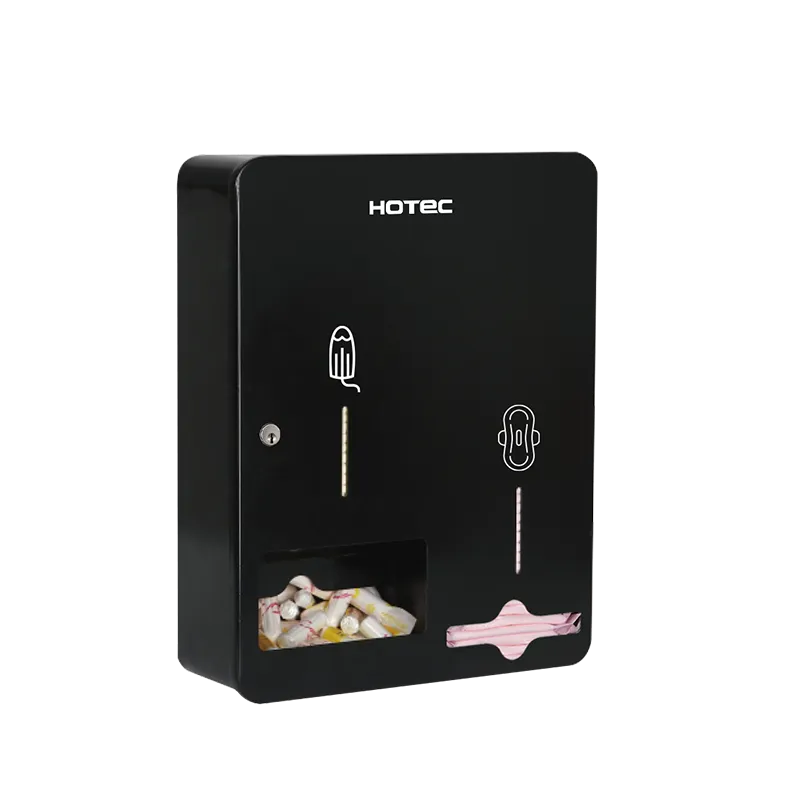 Black Tampons & Pads Dispenser