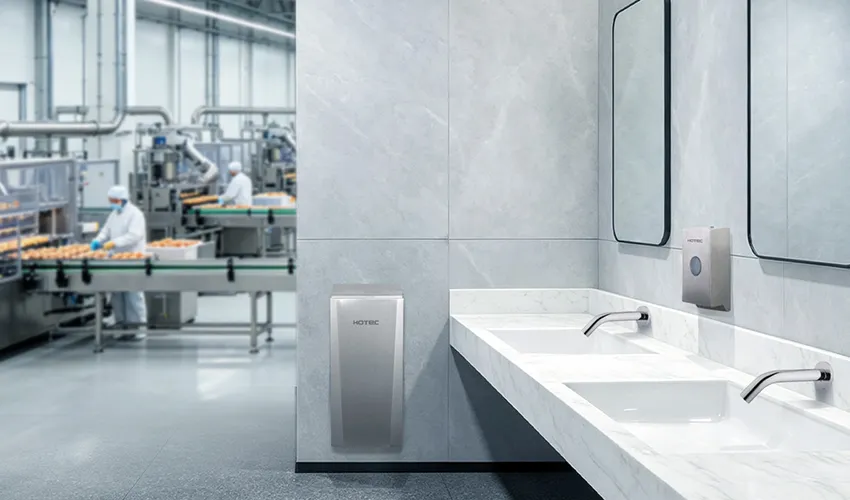 Hotec Washroom Equipment Used In Food Factory