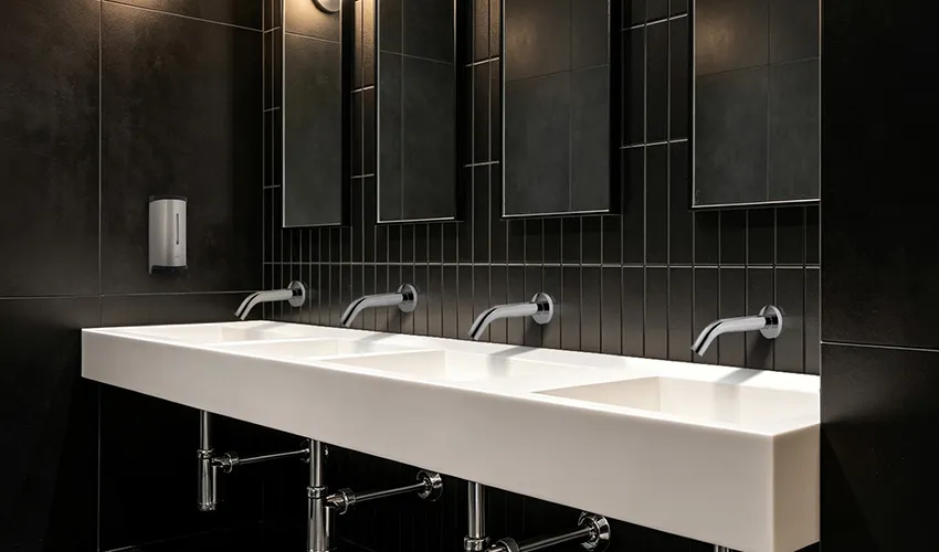 Hotec Washroom Equipment Used In Restaurant