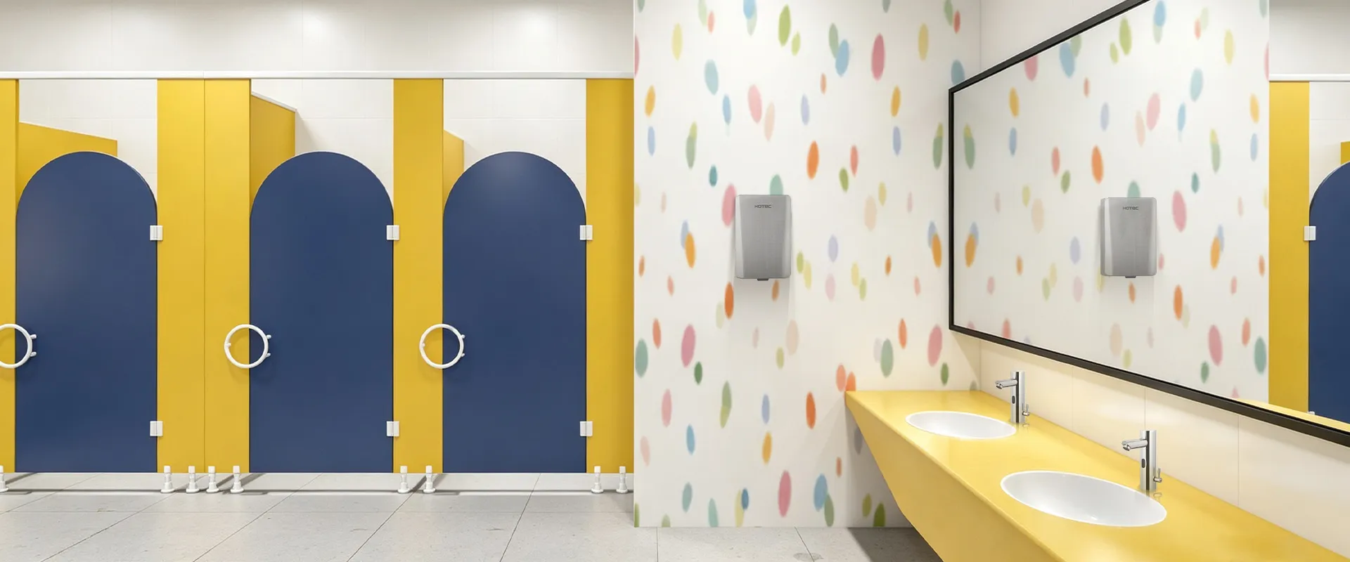 Hotec Washroom Equipment Used In School